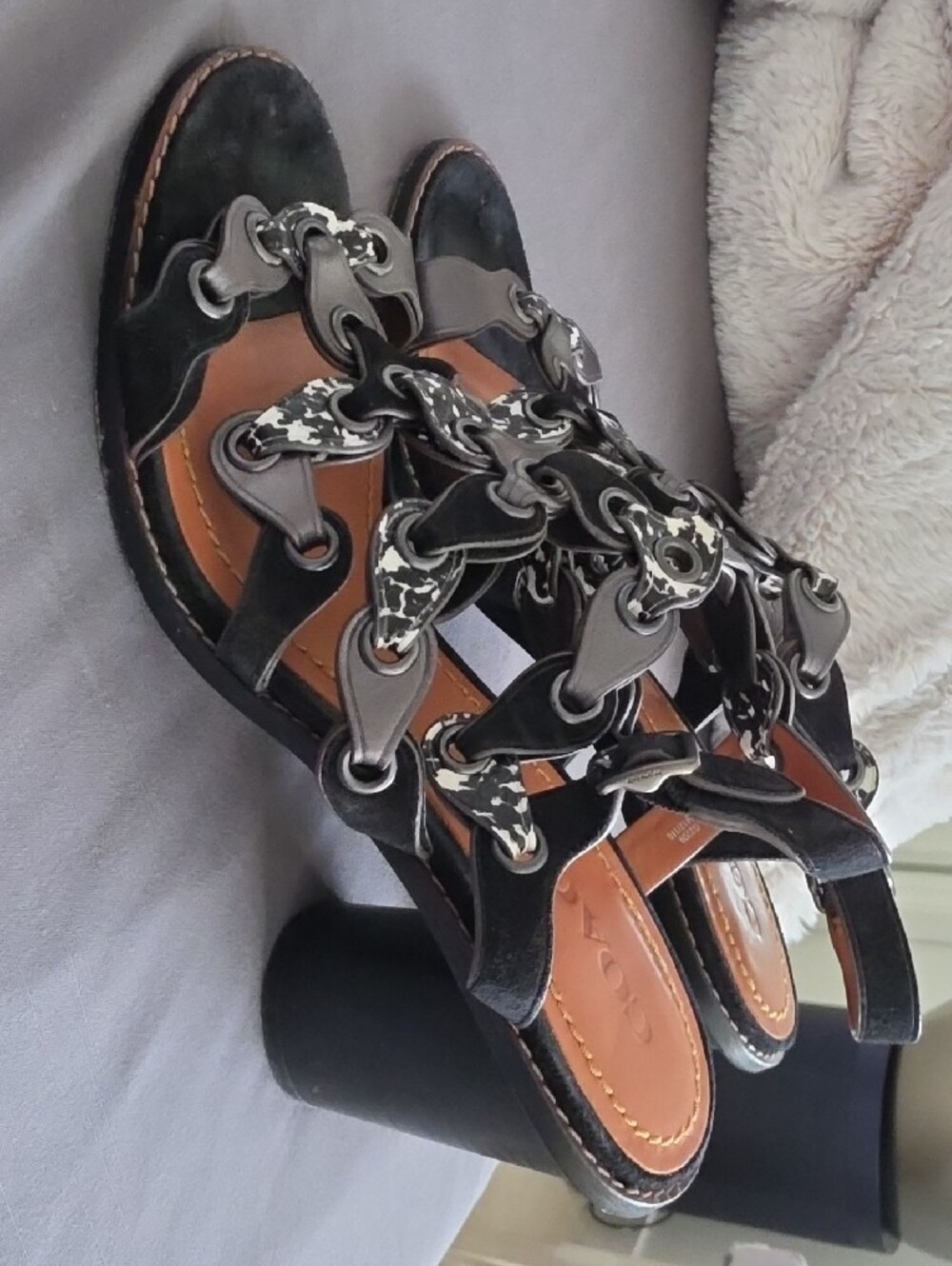 Coach Chainlink-Strap Heels - Picture 2 of 5